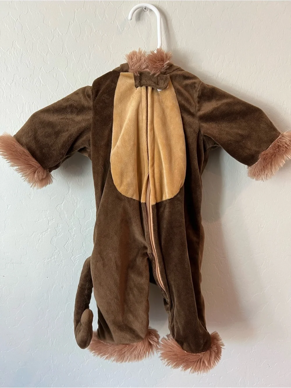 Brown Plush Monkey Kids Costume - Unbranded